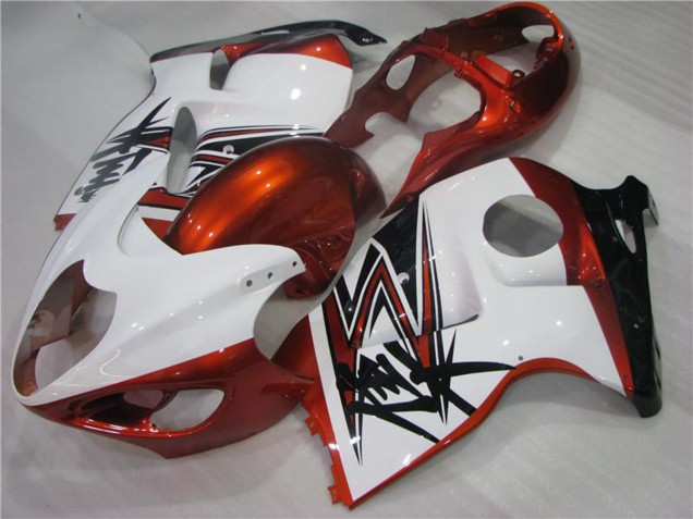 Acquista Carena Moto Suzuki GSXR 1300 Hayabusa 1996-2007 - Bianco Arancia Nero