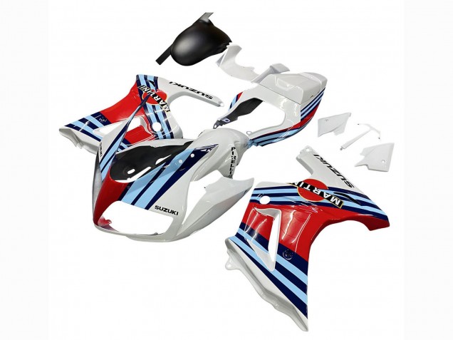 Acquista Carena Moto Suzuki SV650 2003-2013 - Bianco Rosso Blu Martini