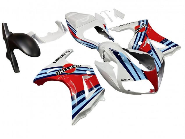Acquista Carena Moto Suzuki SV650 2003-2013 - Bianco Rosso Blu Martini