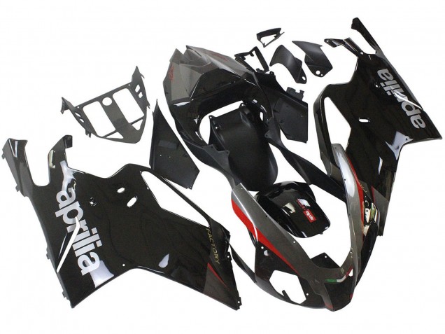 Acquista Carena Moto Aprilia RSV1000 2003-2006 - Nero Lucido Grigio Rosso