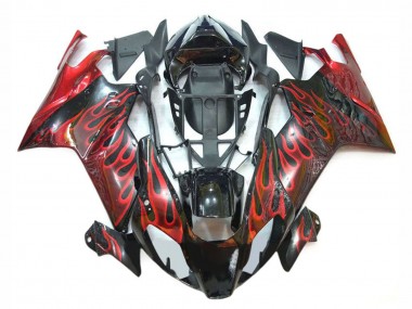 Acquista Carena Moto Aprilia RSV1000 2003-2006 - Nero Lucido Rosso Fiamma