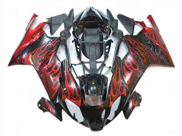 Acquista Carena Moto Aprilia RSV1000 2003-2006 - Nero Lucido Rosso Fiamma