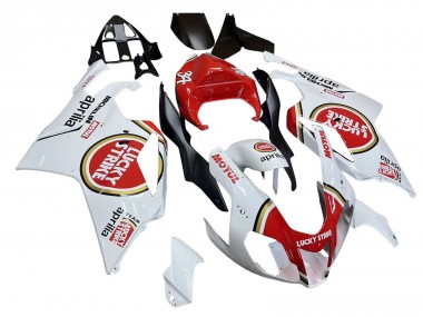 Acquista Carena Moto Aprilia RSV1000 2003-2006 - Bianco Rosso Lucky Strike Motul 34