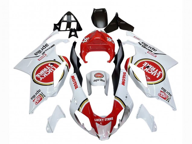 Acquista Carena Moto Aprilia RSV1000 2003-2006 - Bianco Rosso Lucky Strike Motul 34