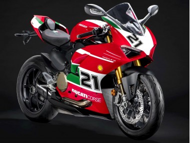 Acquista Carena Moto Ducati Panigale V2 2020-2024 - Bianco Rosso Verde Nero Opaco Corse 21