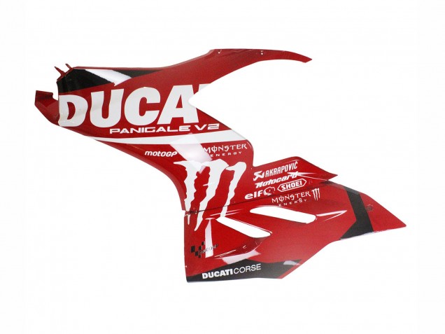 Acquista Carena Moto Ducati Panigale V2 2020-2024 - Rosso Nero Lucido Mostro Corse