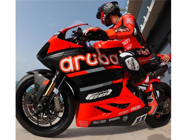 Acquista Carena Moto Ducati Panigale V4 V4S 2018-2019 - Rosso Nero Lucido Aruba 11
