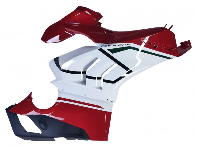 Acquista Carena Moto Ducati Panigale V4 V4S 2020-2021 - Bianco Rosso Verde Nero Opaco