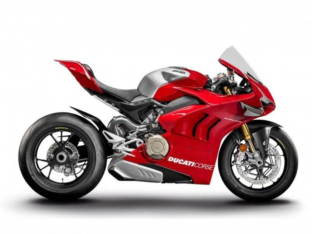 Acquista Carena Moto Ducati Panigale V4 V4S 2020-2021 - Argento Rosso
