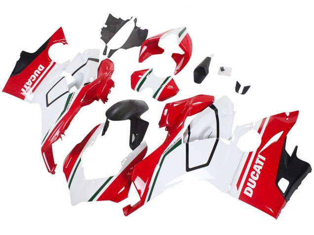 Acquista Carena Moto Ducati Panigale V4 V4S 2018-2019 - Bianco Rosso Nero Opaco