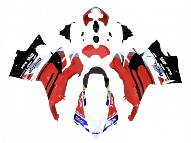 Acquista Carena Moto Ducati Panigale V4 V4S 2018-2019 - Rosso Blu Nero Lucido Flex-Box Givi