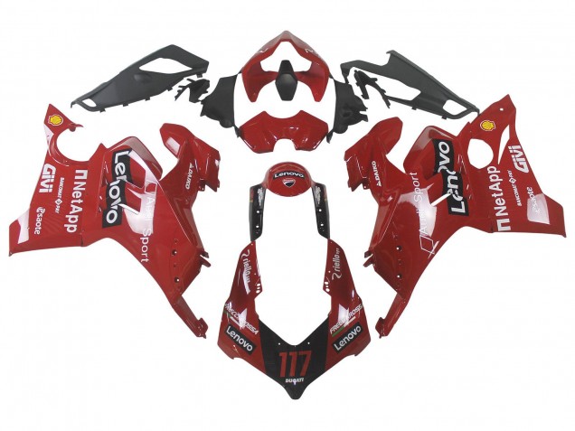 Acquista Carena Moto Ducati Panigale V4 V4S 2020-2021 - Rosso Nero Lucido Lenovo 117