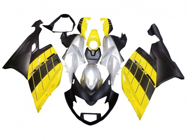 Acquista Carene Moto BMW K1200S 2005-2010 - Giallo Argento Nero Opaco