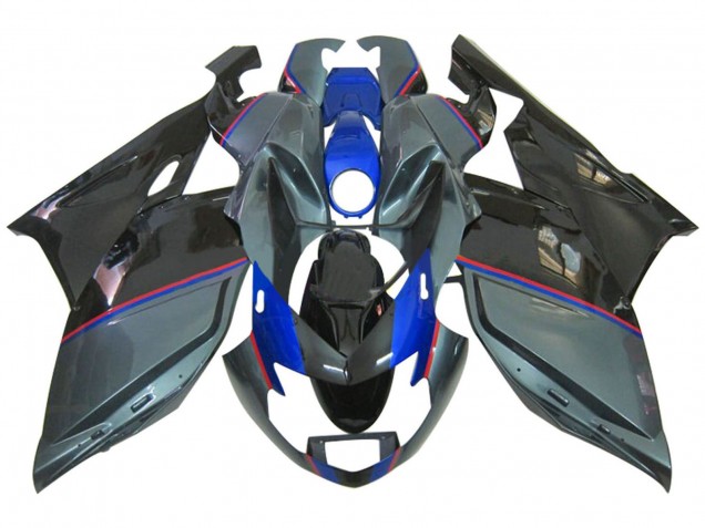 Acquista Carene Moto BMW K1200S 2005-2010 - Nero Lucido Grigio Blu Rosso
