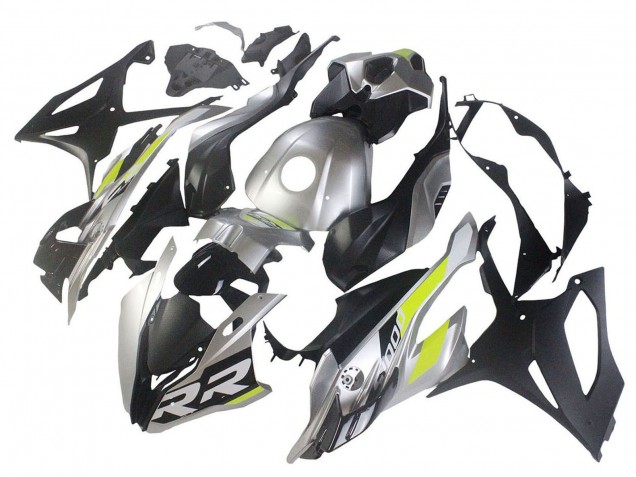 Acquista Carena Moto BMW S1000RR 2023-2024 - Argento Nero Opaco Verde Lime