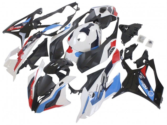 Acquista Carena Moto BMW S1000RR 2023-2024 - Bianco Blu Rosso Nero Opaco