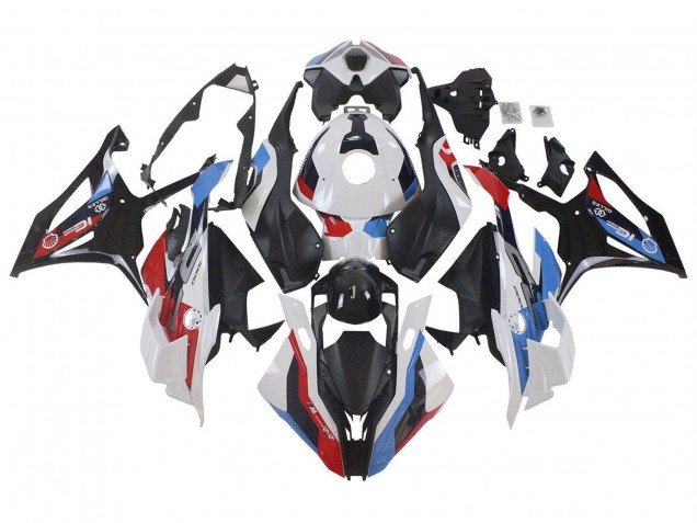 Acquista Carena Moto BMW S1000RR 2023-2024 - Bianco Blu Rosso Nero Opaco