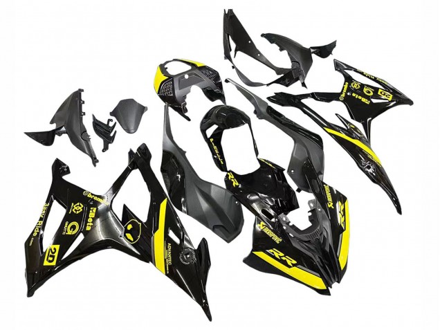 Acquista Carena Moto BMW S1000RR 2019-2022 - Nero Lucido Giallo