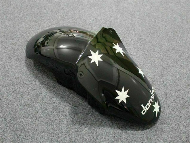 Acquista Carena Moto Kawasaki ZX6R 2000-2002 - Bianco Rosso Giallo Verde Nero Lucido Stella EuroBet