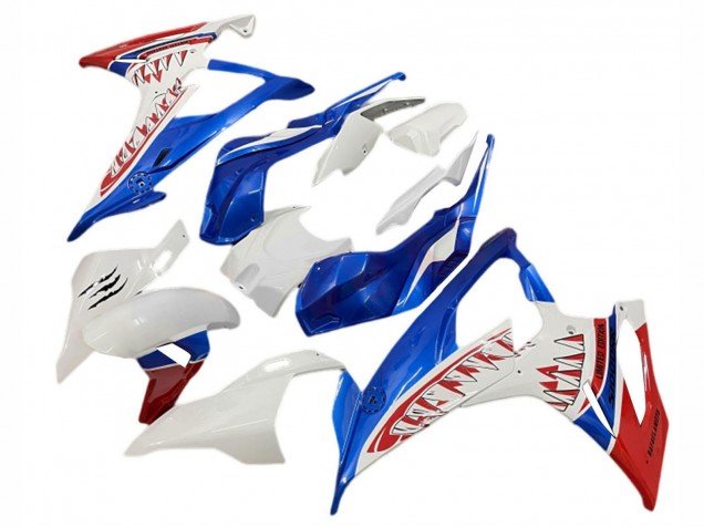 Acquista Carena Moto BMW S1000RR 2019-2022 - Bianco Blu Rosso Squalo
