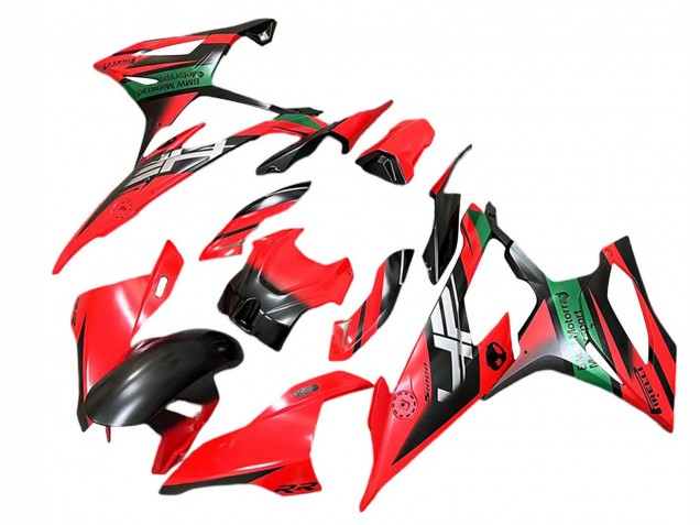 Acquista Carena Moto BMW S1000RR 2019-2022 - Rosso Nero Verde