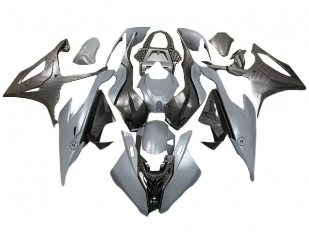 Acquista Carena Moto BMW S1000RR 2019-2022 - Grigio Nero Fibra di Carbonio