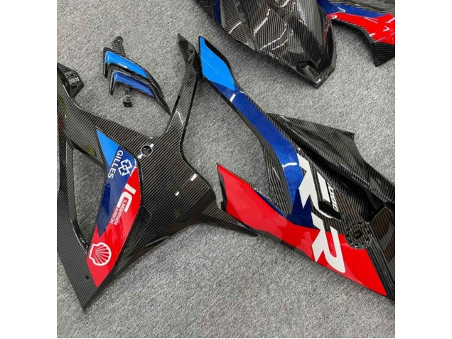 Acquista Carena Moto BMW S1000RR 2019-2022 - Nero Blu Rosso Fibra di Carbonio