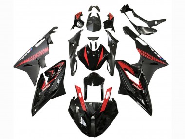 Acquista Carena Moto BMW S1000RR 2017-2018 - Rosso Nero Lucido Nero Opaco