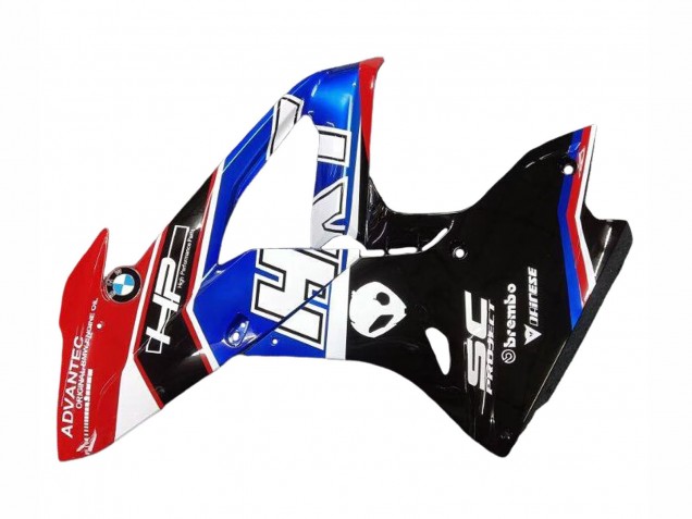 Acquista Kit Carena Moto Completo BMW S1000RR 2017-2018 - Bianco Blu Rosso Nero Lucido