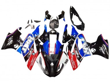 Acquista Kit Carena Moto Completo BMW S1000RR 2017-2018 - Bianco Blu Rosso Nero Lucido