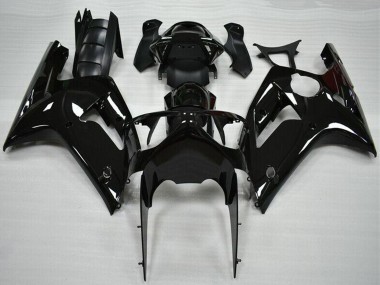 Acquista Carena Moto Kawasaki ZX6R 2003-2004 - Nero Lucido
