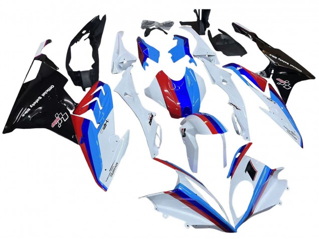 Acquista Kit Carena Moto BMW S1000RR 2015-2016 - Bianco Rosso Blu Nero Lucido