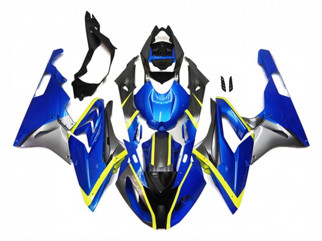 Acquista Carena Moto BMW S1000RR 2015-2016 - Argento Giallo Blu