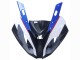 Acquista Carena Moto BMW S1000RR 2015-2016 - Bianco Blu Nero Fibra di Carbonio