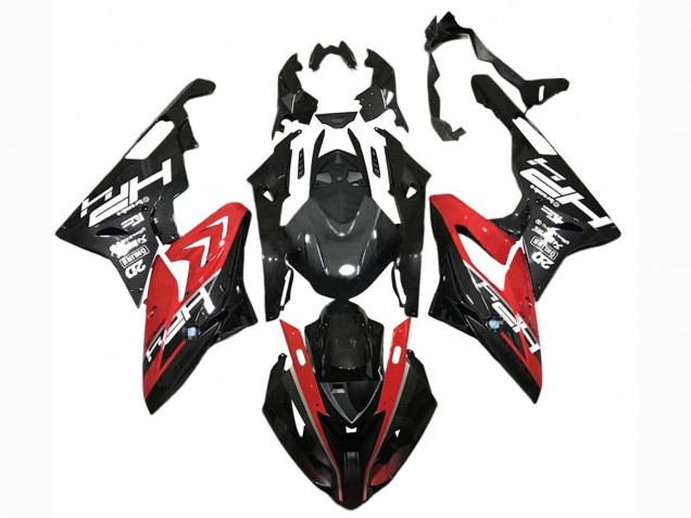 Acquista Carena Moto BMW S1000RR 2015-2016 - Rosso Nero Fibra di Carbonio