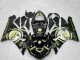 Acquista Carena Moto Kawasaki ZX6R 2005-2006 - Nero Lucido Bianco Oro Lucky Strike