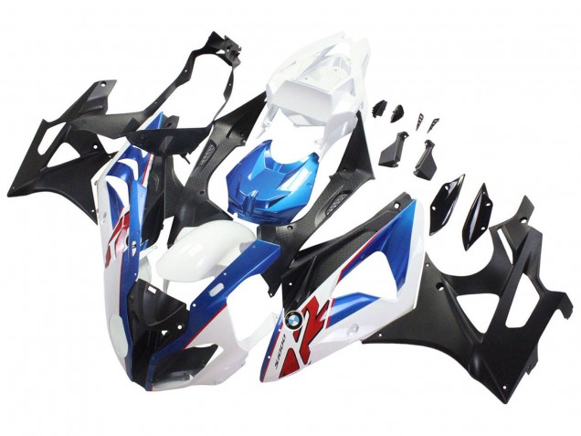 Acquista Carena Moto BMW S1000RR 2009-2014 - Bianco Blu Nero Opaco