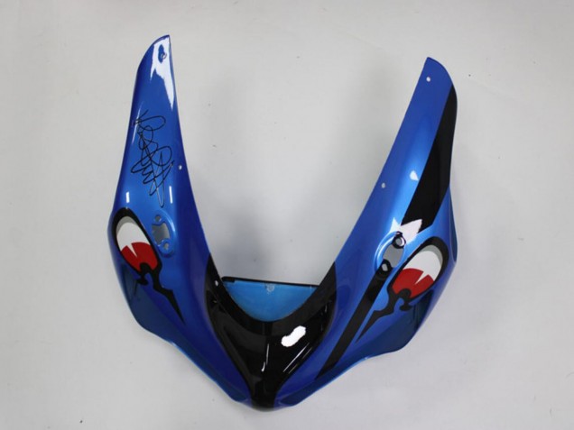 Acquista Carena Moto Kawasaki ZX6R 2005-2006 - Blu Giallo Nero Squalo
