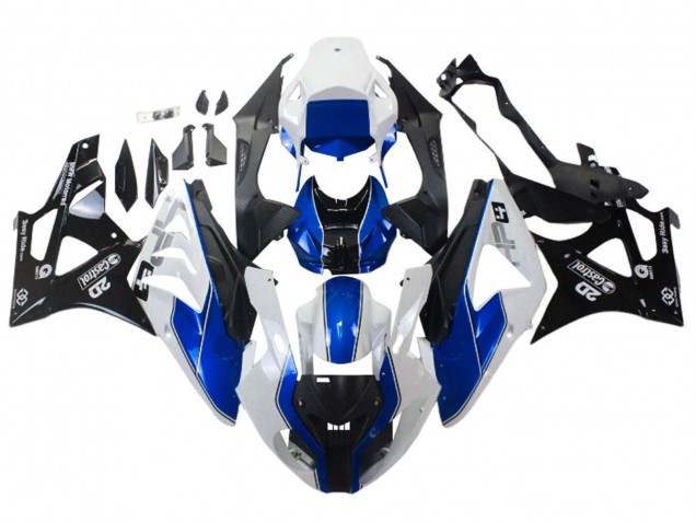 Acquista Carena Moto BMW S1000RR 2009-2014 - Bianco Blu Nero Lucido Castrol
