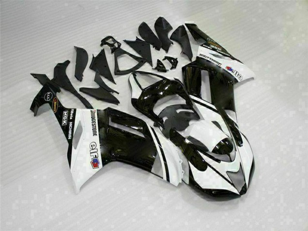 Acquista Carena Moto Kawasaki ZX6R 2007-2008 - Nero Bianco