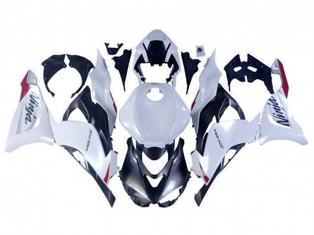 Acquista Carena Moto Kawasaki ZX6R 2023-2025 - Bianco Perla Nero Rosso
