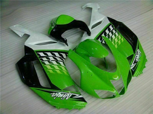 Acquista Carena Moto Kawasaki ZX6R 2007-2008 - Verde Bianco Ninja