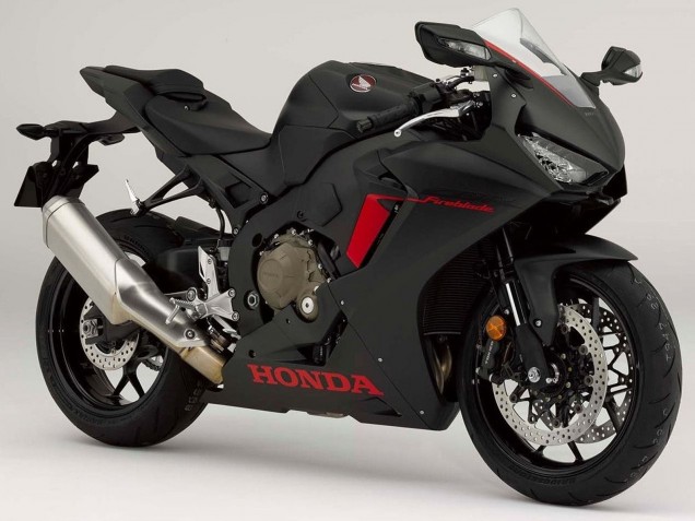 Acquista Carena Moto Honda CBR1000RR 2017-2023 - Nero Opaco Rosso Logo