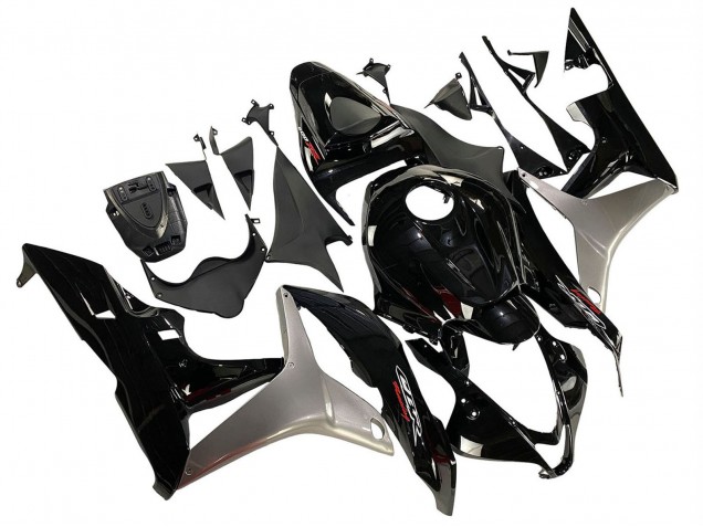 Acquista Kit Carena Moto Honda CBR600RR 2007-2008 - Argento Nero Lucido