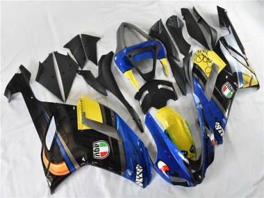 Acquista Carena Moto Kawasaki ZX6R 2007-2008 - Blu Squalo