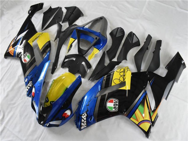 Acquista Carena Moto Kawasaki ZX6R 2007-2008 - Blu Squalo