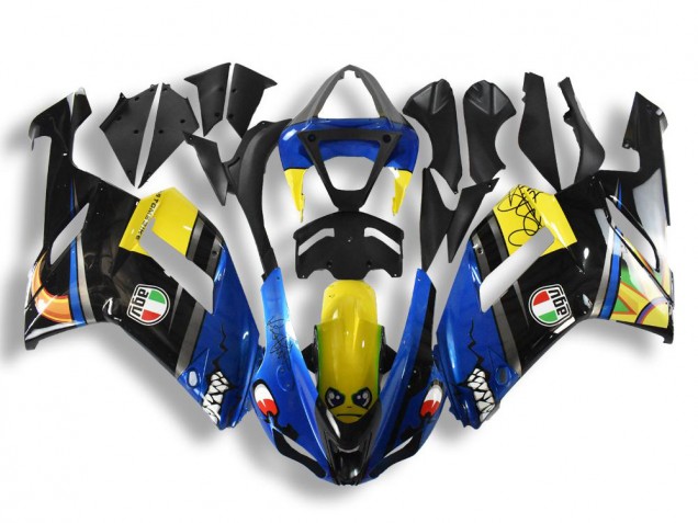 Acquista Carena Moto Kawasaki ZX6R 2007-2008 - Blu Squalo