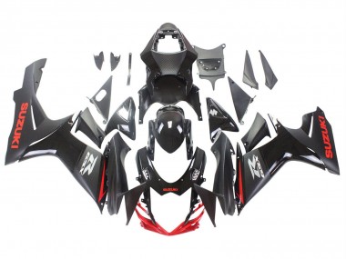 Acquista Carena Moto Suzuki GSXR 600 / GSXR 750 2011-2024 - Nero Grigio Rosso Linea