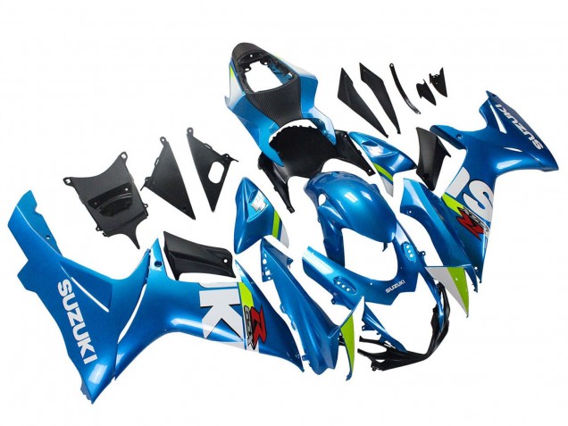 Acquista Carena Moto Suzuki GSXR 600 / GSXR 750 2011-2024 - Azzurro Chiaro Verde Bianco Rosso
