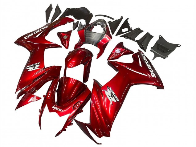 Acquista Carena Moto Suzuki GSXR 600 / GSXR 750 2011-2024 - Rosso Bianco Decal
